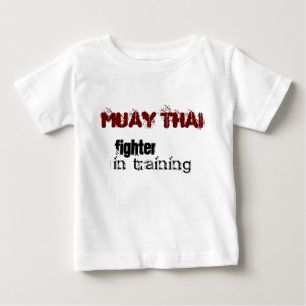 Muay thailändisches Baby - Kämpfer im Training T-shirt
