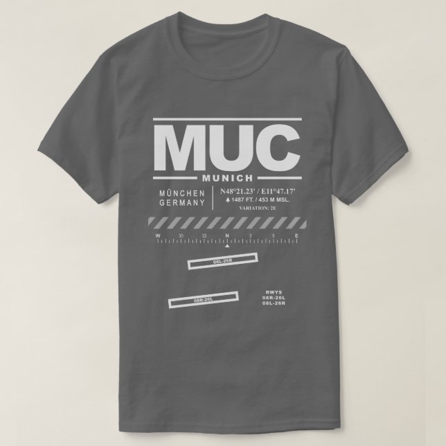 MUC T - Shirt München (Design vorne)