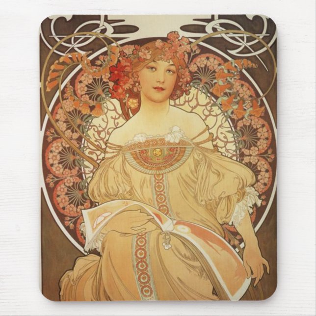 Mucha-2-1890 Mousepad (Vorne)