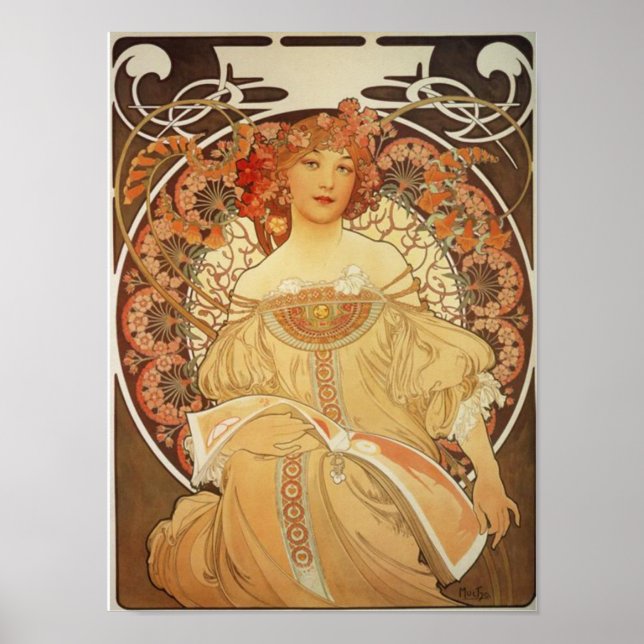 Mucha-2-1890 Poster (Vorne)