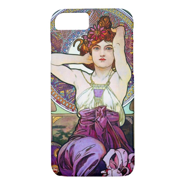 Mucha Amethyst Case-Mate iPhone Hülle (Rückseite)