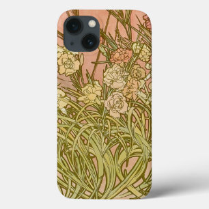 Mucha Art Nouveau Carnation Blume Case-Mate iPhone Hülle