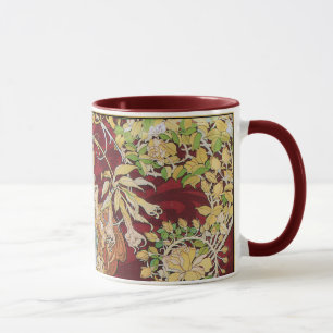 Mucha Art Nouveau: Frau mit Gänseblümchen Tasse