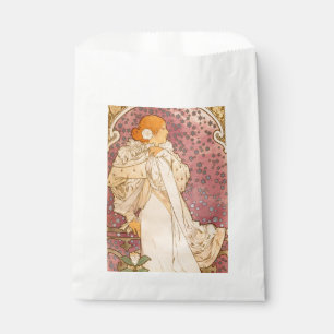 Mucha Art Nouveau Woman Beauty Geschenktütchen