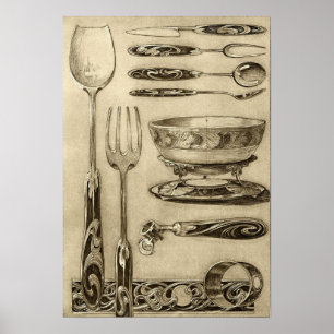 Mucha - Aus Dokumenten Decoratifs 1901 Poster