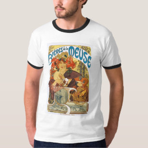 Mucha - Bieres De-La Maas (Bier des Musen) T-Shirt