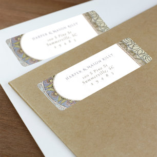 Mucha Custom Return Address Label