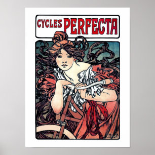 Mucha Cycles Perfecta Poster