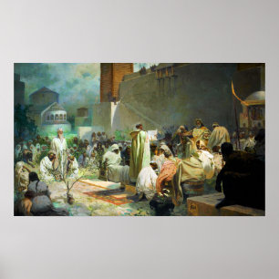 Mucha - Einführung der slawischen Liturgie Poster