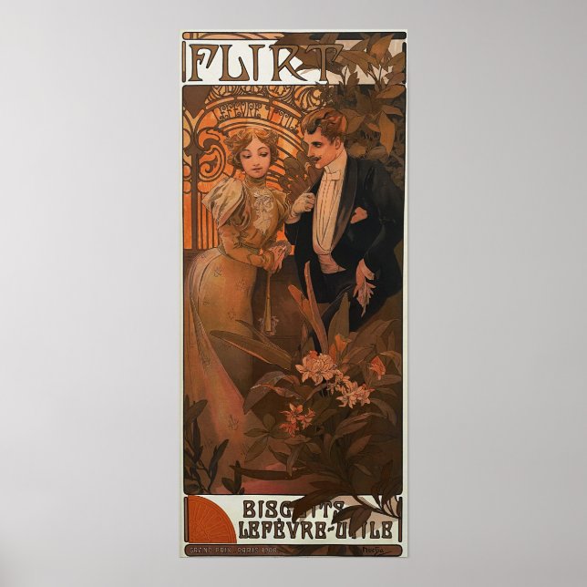 Mucha - Flirt Poster (Vorne)