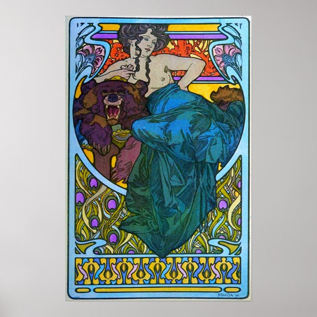 Mucha - Frauenfeld 1901 Poster (Vorne)