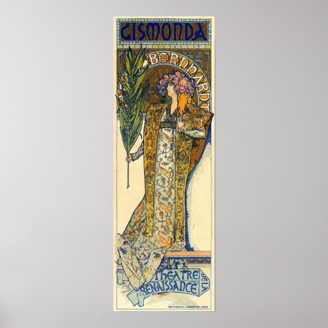 Mucha - Gismonda 1894 Poster (Vorne)