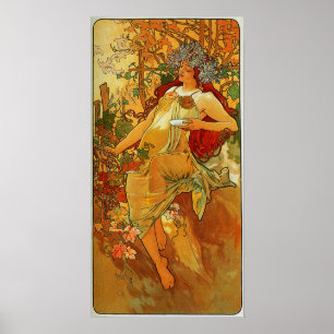 Mucha - Herbst 1896 Poster
