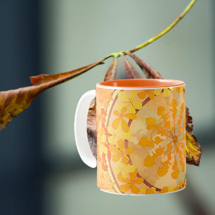 Mucha - Herbstblätterung Nr. 2 -1902 Zweifarbige Tasse
