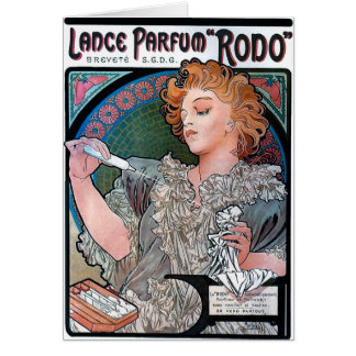 Mucha Lanze Parfum Rodo Parfümanzeige