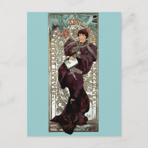 Mucha Lorenzaccio Theater Renaissance Mann Postkarte