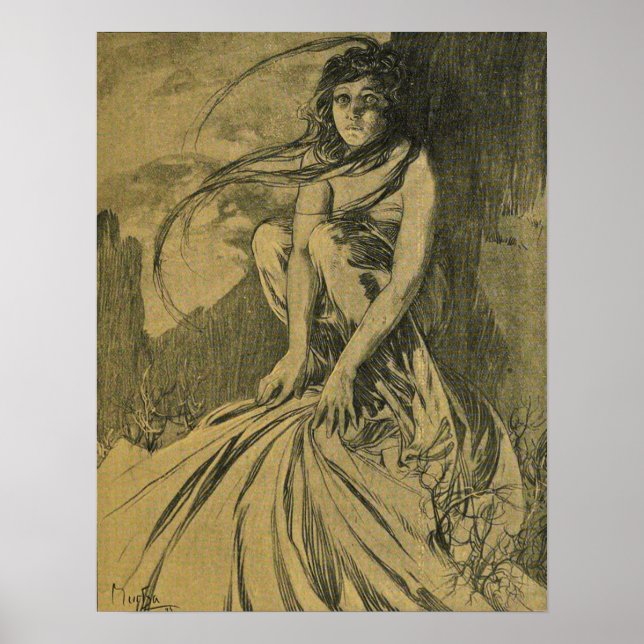 Mucha - Novembre Cocorico Poster (Vorne)
