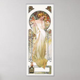 Mucha Plakat-Druck: Sylvais Parfüm-Anzeige Poster