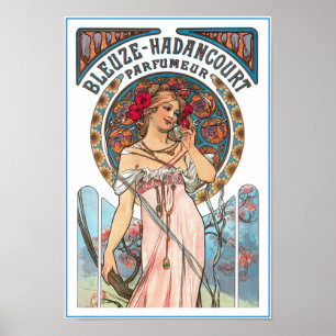 Mucha Poster Print: Parfüm Ad