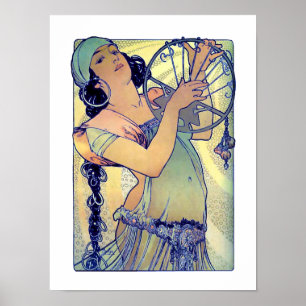 Mucha Sinti und Romamädchen Poster