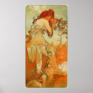 Mucha - Sommer 1896 Poster