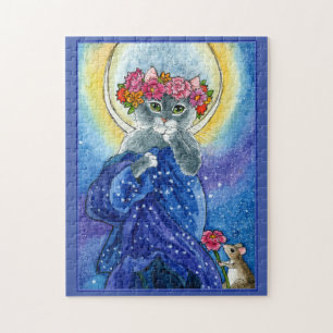 Mucha Spring Cat Spoof Puzzle
