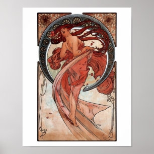 Mucha Tanz-Kunst-Deko Poster