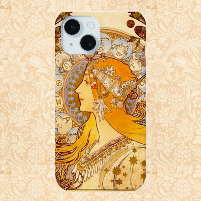 Mucha Zodiac Case-Mate iPhone Hülle (Von Creator hochgeladen)