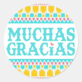 Muchas Gracias - Fiesta Danke Sticker
