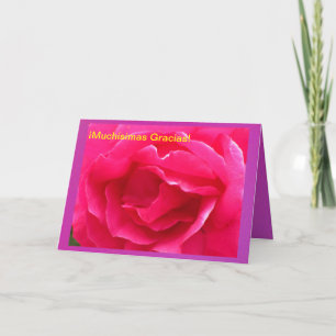 Muchísimas Gracias Dankeskarte