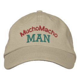 Mucho Macho Man von SRF Bestickte Baseballkappe