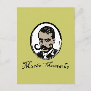 Mucho Mustacho - Zapata Postkarte