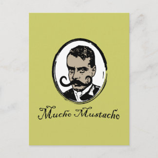 Mucho Mustacho - Zapata Postkarte