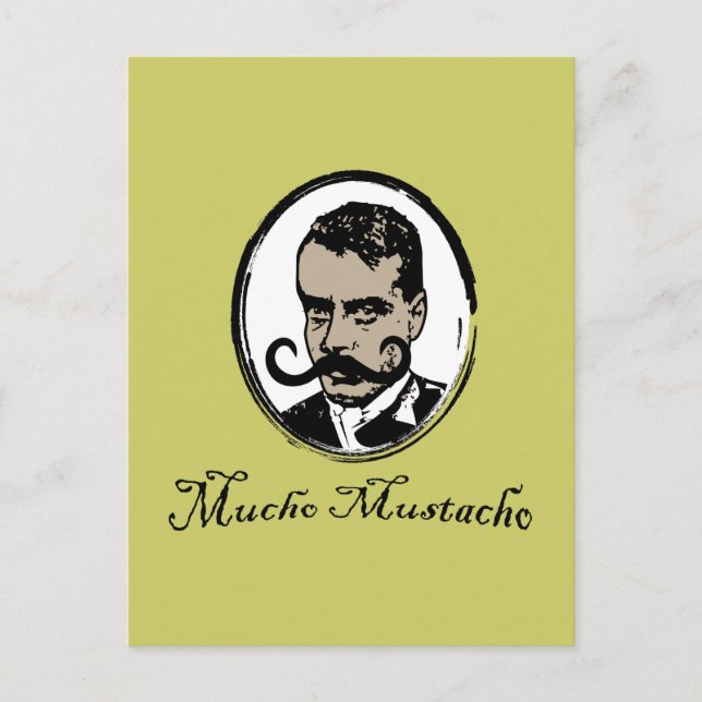 Mucho Mustacho - Zapata Postkarte (Vorderseite)