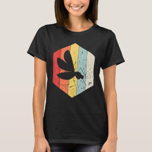 Mücke Vintage Coole Mücke Zoo Tier 60er 70er T-Shirt