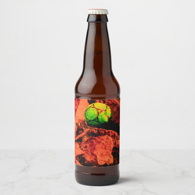 Mückenforscherin Bierflaschenetikett (Vorderseite)