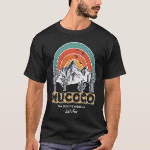 Mucogo Stamm Einheimischer Amerikanische Ureinwohn T-Shirt