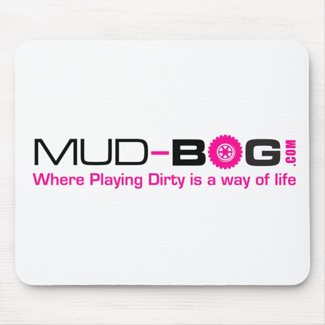 Mud-Bog.com: Wo ist das Spielen schmutzig eine Mousepad (Vorne)