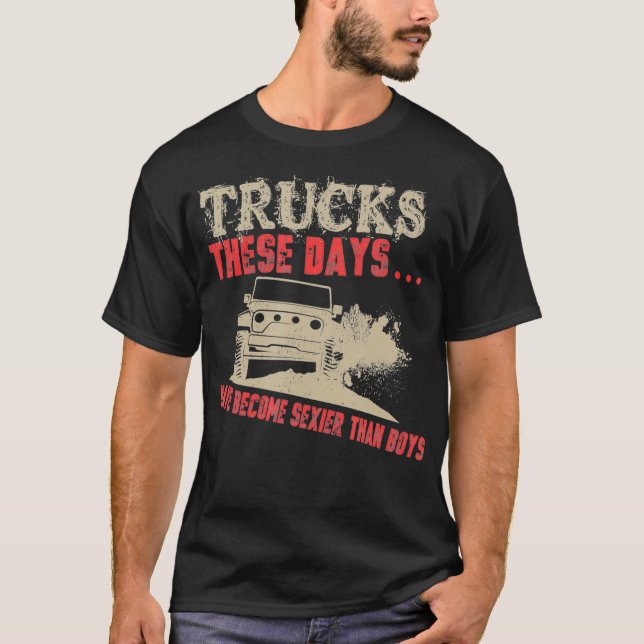 Mud Bogging Mudding Sey Trucks  T-Shirt (Vorderseite)