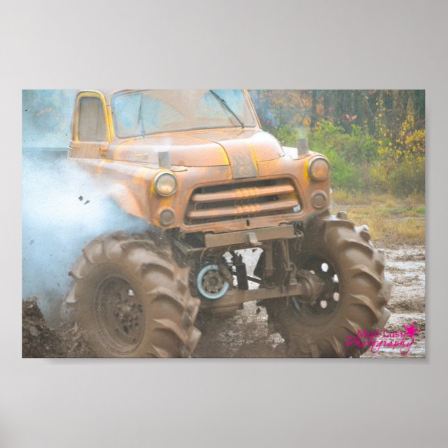 Mud Bogging Truck Poster (Vorne)