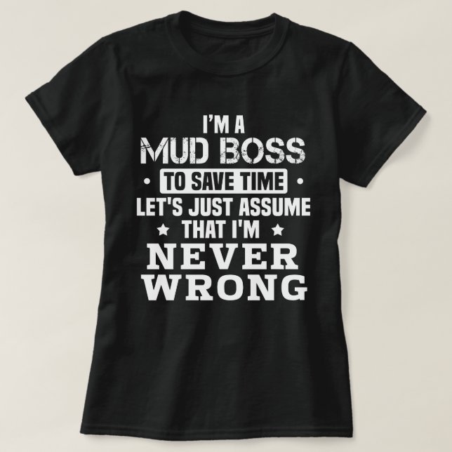 Mud Boss T-Shirt (Design vorne)