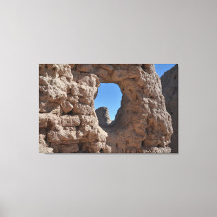 Mud Brick Fort Canvas Print Leinwanddruck