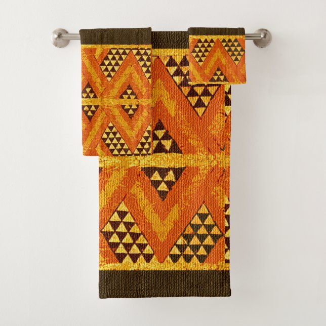 Mud Cloud Print Badhandtuch Set (Insitu)