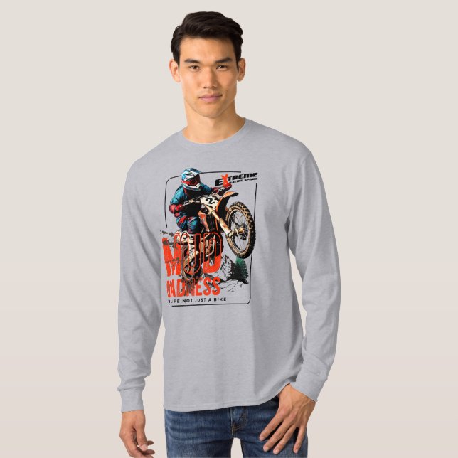 Mud Madness | Langschläfer T-Shirt (Vorne ganz)