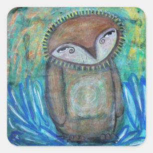 Mud Skipper, sei tapfer, Square Sticker