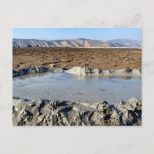 Mud vulcano postkarte