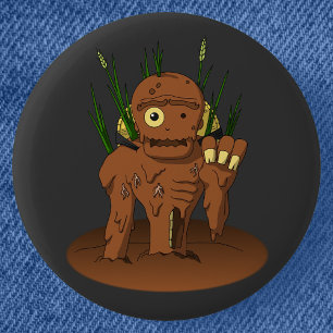 Mud Zombie Dorotabo   Japanisch Yokai Button