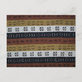 Mudcloth Number 1 Postkarte