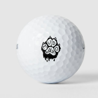 Muddwolf-Logo Golfball