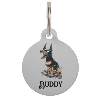 Muddy Boo Buddy Haustier-ID-Anhänger Haustiermarke